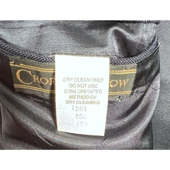 Croft And Barrow Men’s Preppy Sports Coat Blazer Navy W Gold Buttons Size 48R - Picture 6 of 7